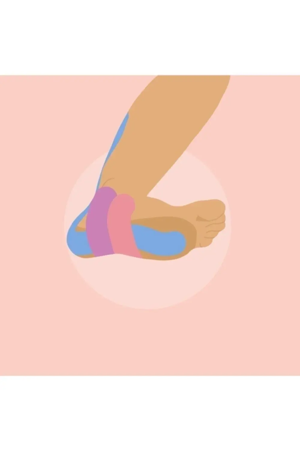 Tape Kinesio Ağrı Bandı 5 Metre X 5 Cm Mavi