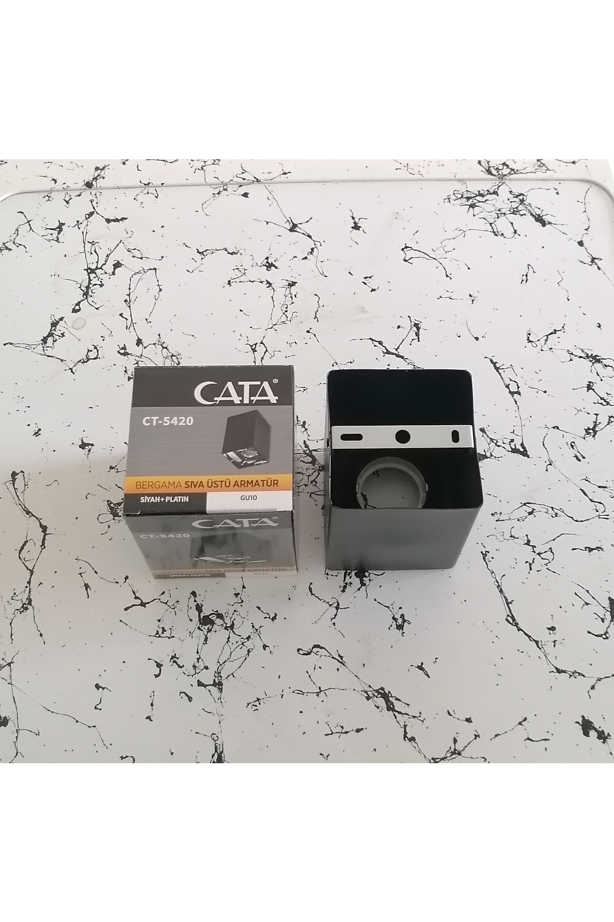 Tapled Aydınlatma Ct-5420 Foça 7 Watt Ledli Siyah Platin Renk Sıv