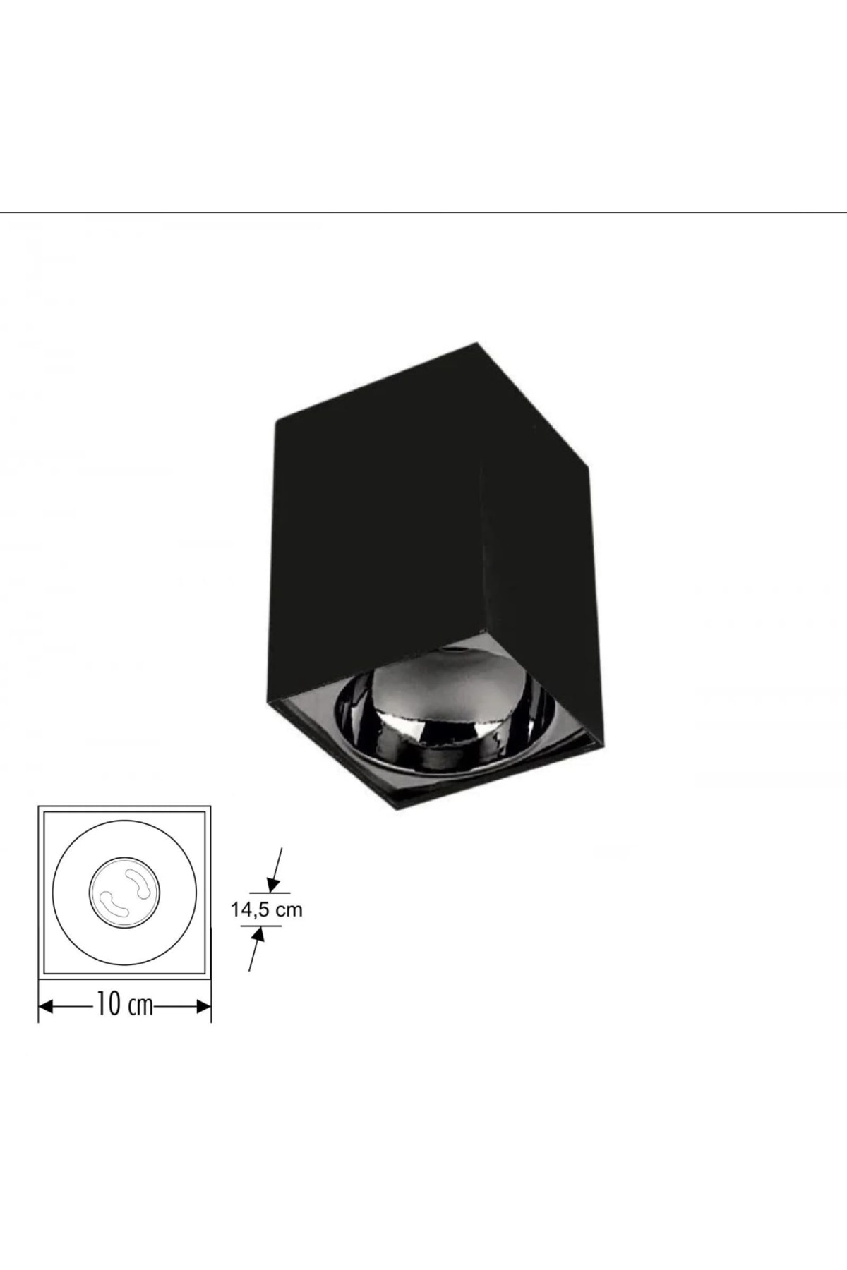 Tapled Aydınlatma Ct-5420 Foça 7 Watt Ledli Siyah Platin Renk Sıv