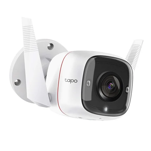 Tapo TC65, 3,0Mpix, İç ve Dış Mekan, IP66, WiFi, 30Mt. Gece Görüşü, İki Yönlü Ses Güvenlik Kamerası
