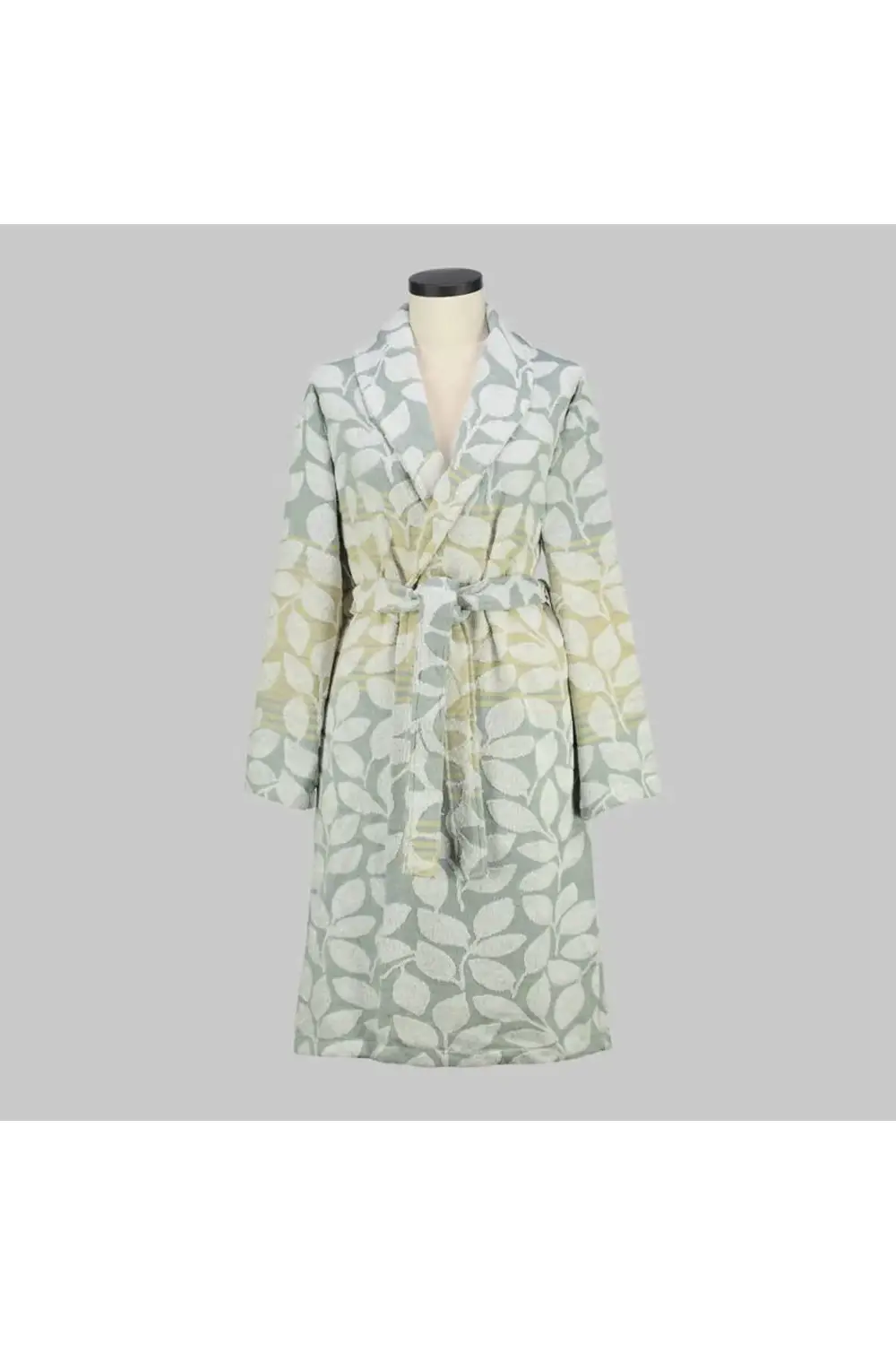 Tara Yeşil Şal Yaka "medium" Beden Pamuklu Bornoz