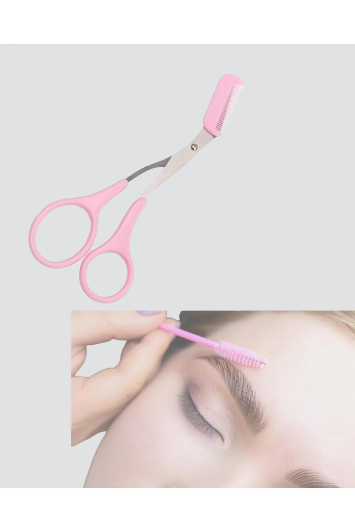 Taraklı Kaş Düzeltme Makası – Hassas Şekillendirme ve Kolay Kulla