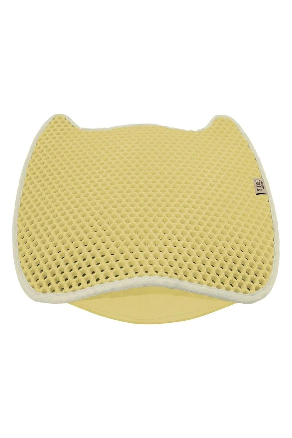 Taraklı Model Kum Toplayıcı Fonksiyonel Kedi Paspası Beige - Kedi