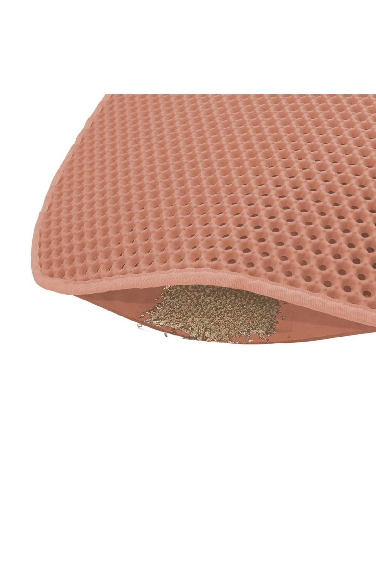 Taraklı Model Kum Toplayıcı Fonksiyonel Kedi Paspası Pink - Kedi 