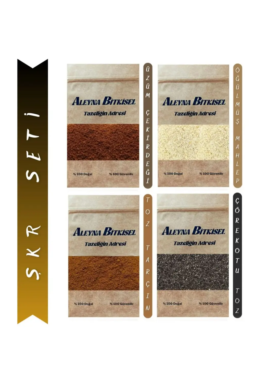 Aleyna Bitkisel Tarçın Mahlep Çörekotu Üzüm Çekirdeği Şekereset 50 Gr