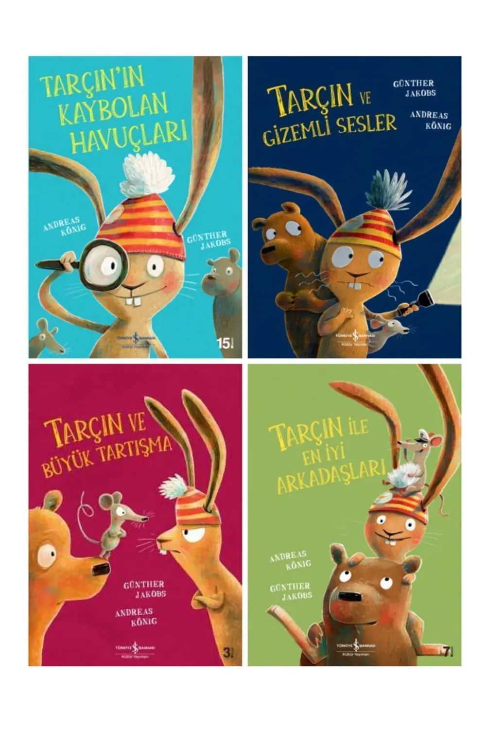 Tarçın Serisi 4 Kitap Set / Kaybolan Havuçları+gizemli Sesler+büy