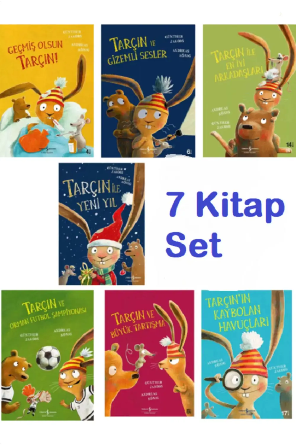 Tarçın ve Arkadaşları 7 Kitap Dev Set -iş bankası yayınları