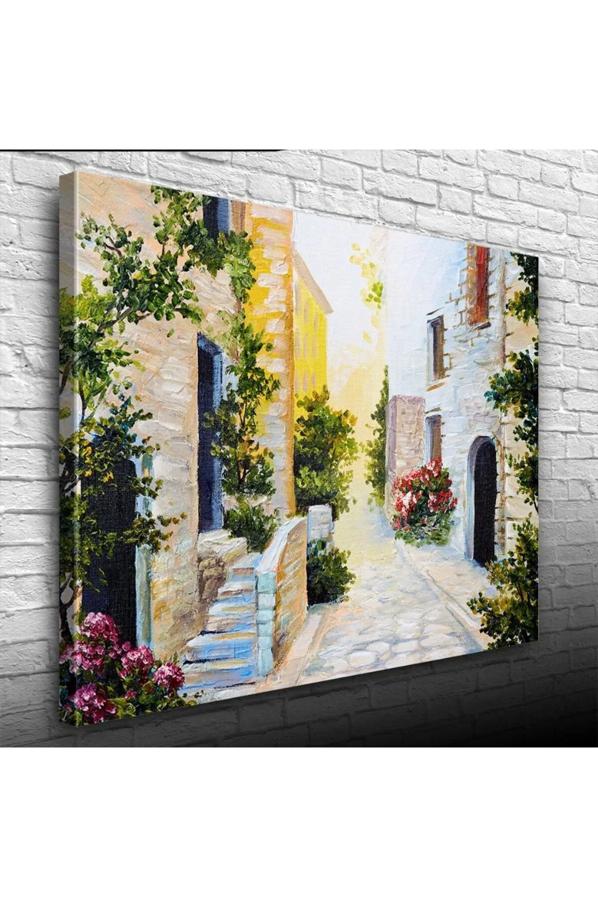 Tarihi Şato Kanvas Tablo 50 x 70