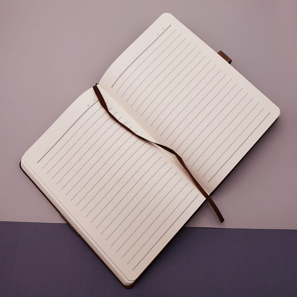 Tarihsiz Ajanda Defter Siyah Beyaz Renk