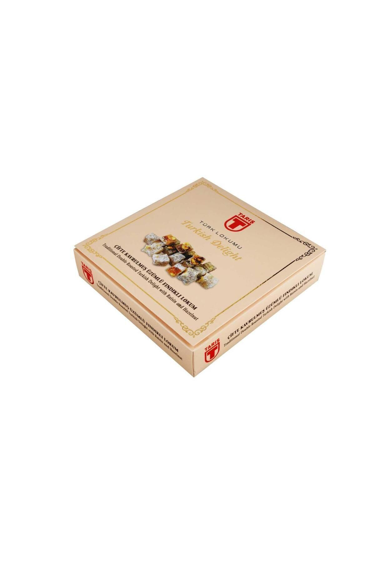 Tariş Çifte Kavrulmuş Fındıklı Üzümlü Lokum 250 Gr.