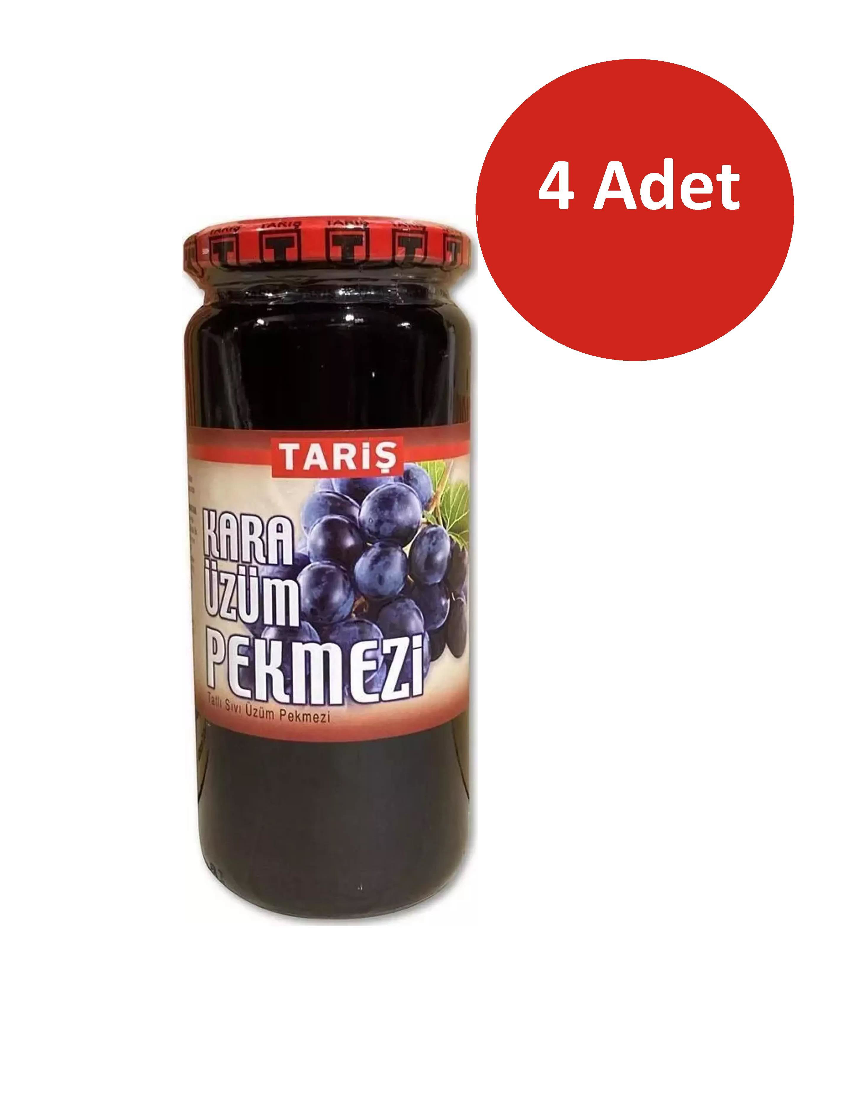 TARİŞ KARA ÜZÜM PEKMEZİ 4X640 GRAM