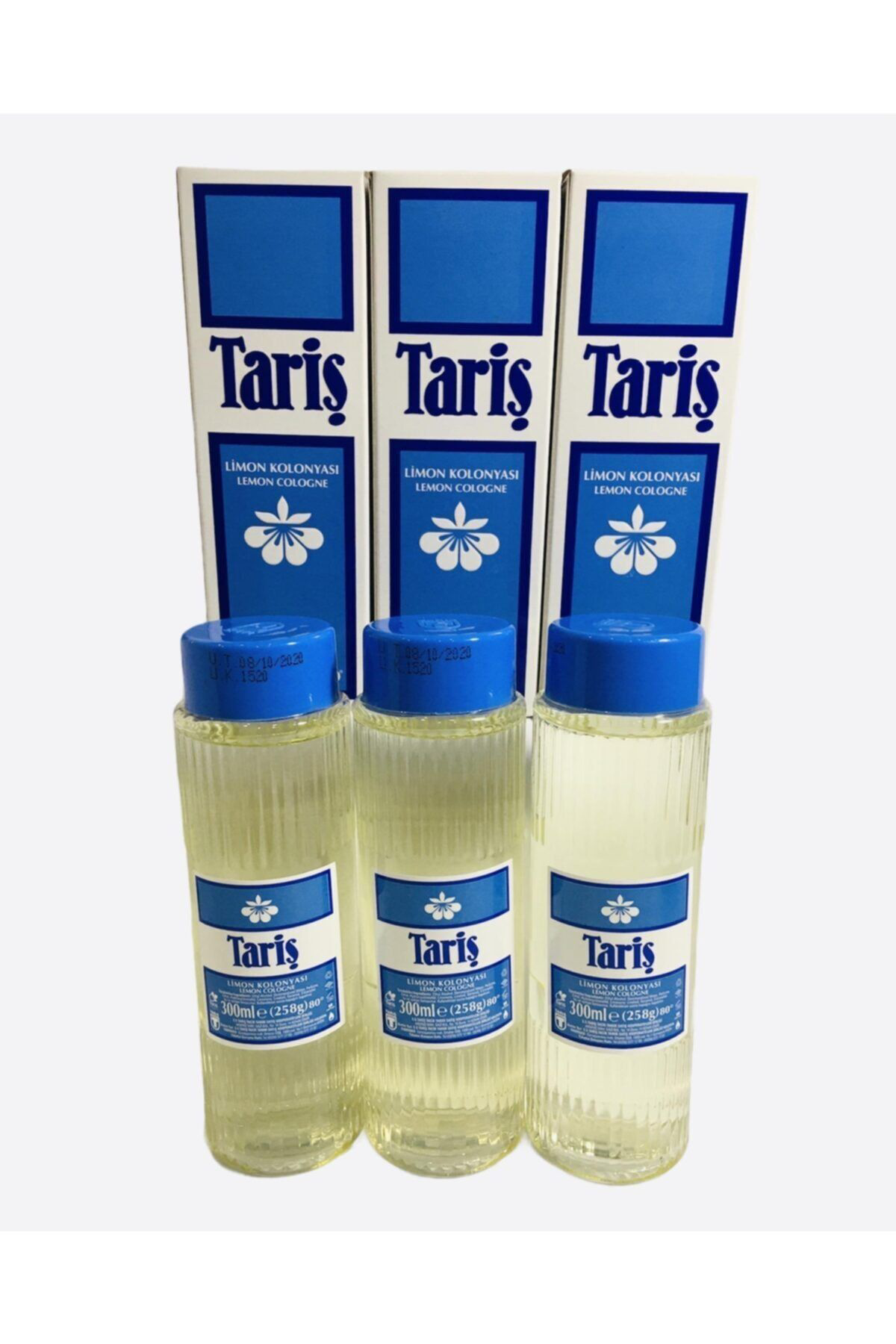 Tariş   Limon Kolonyasi 80 Derece 300Cc Pet Şişe - 3'Lü Set