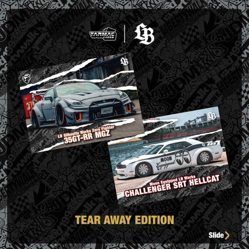 Tarmac Cards Liberty Walk Koleksiyonluk Kartları Cilt 01 Kutu TC- Tarmac Cards Liberty Walk Koleksiyonluk Kartları Cilt 01 Kutu TC-