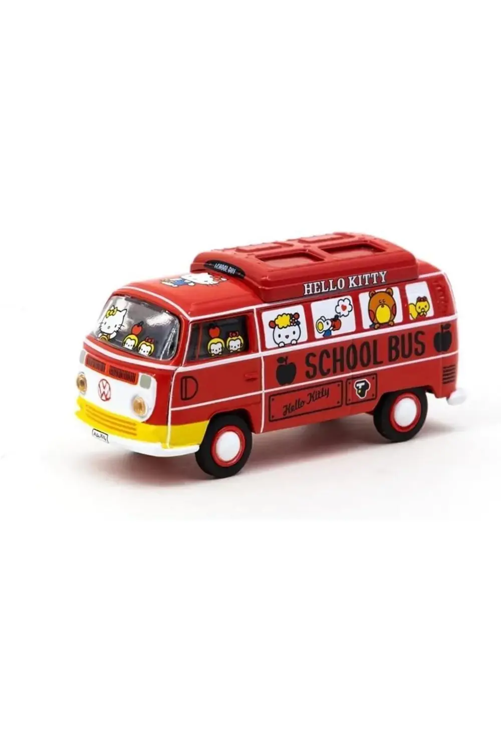 Tarmac Volkswagen Type 2 Hello Kitty Capsule School Bus 1/64 Mode