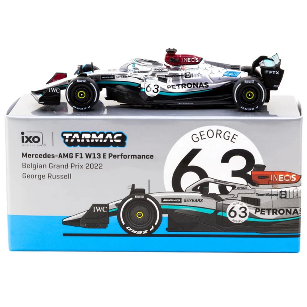 Tarmac Wor1/64 Mercedes AMG F1 W13 E Performance Belgian Gra Tarmac Wor1/64 Mercedes AMG F1 W13 E Performance Belgian Gra