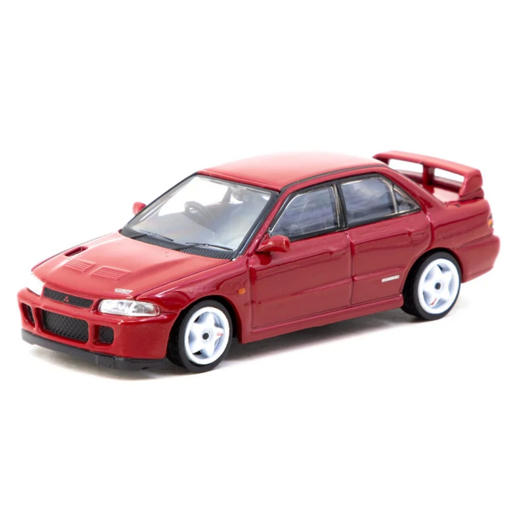 Tarmac Wor1/64 Mitsubishi Lancer GSR Evolution II Red with Tarmac