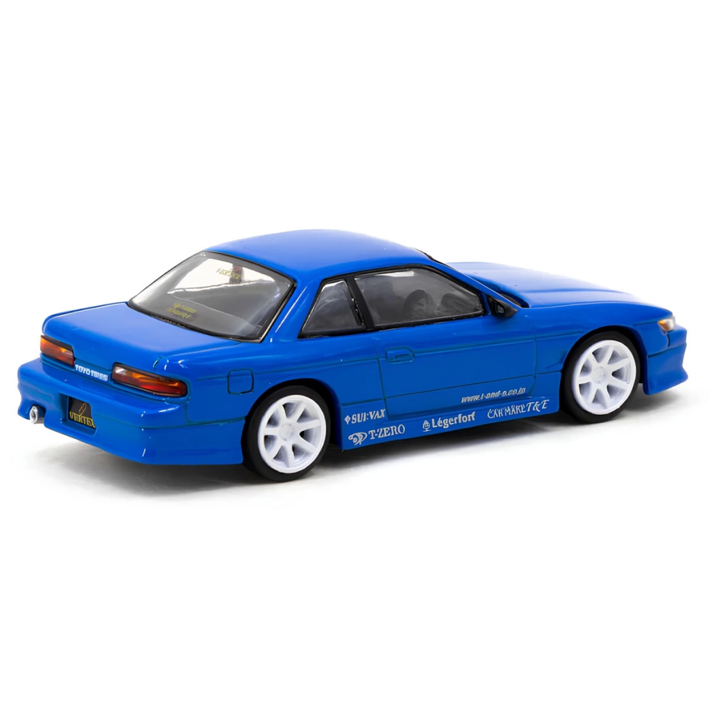 Tarmac Wor1/64 VERTEX Nissan Silvia S13 Blue Metallic Tarmac Wor1/64 VERTEX Nissan Silvia S13 Blue Metallic