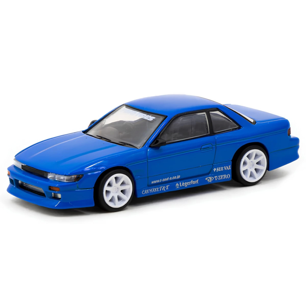 Tarmac Wor1/64 VERTEX Nissan Silvia S13 Blue Metallic Tarmac Wor1/64 VERTEX Nissan Silvia S13 Blue Metallic