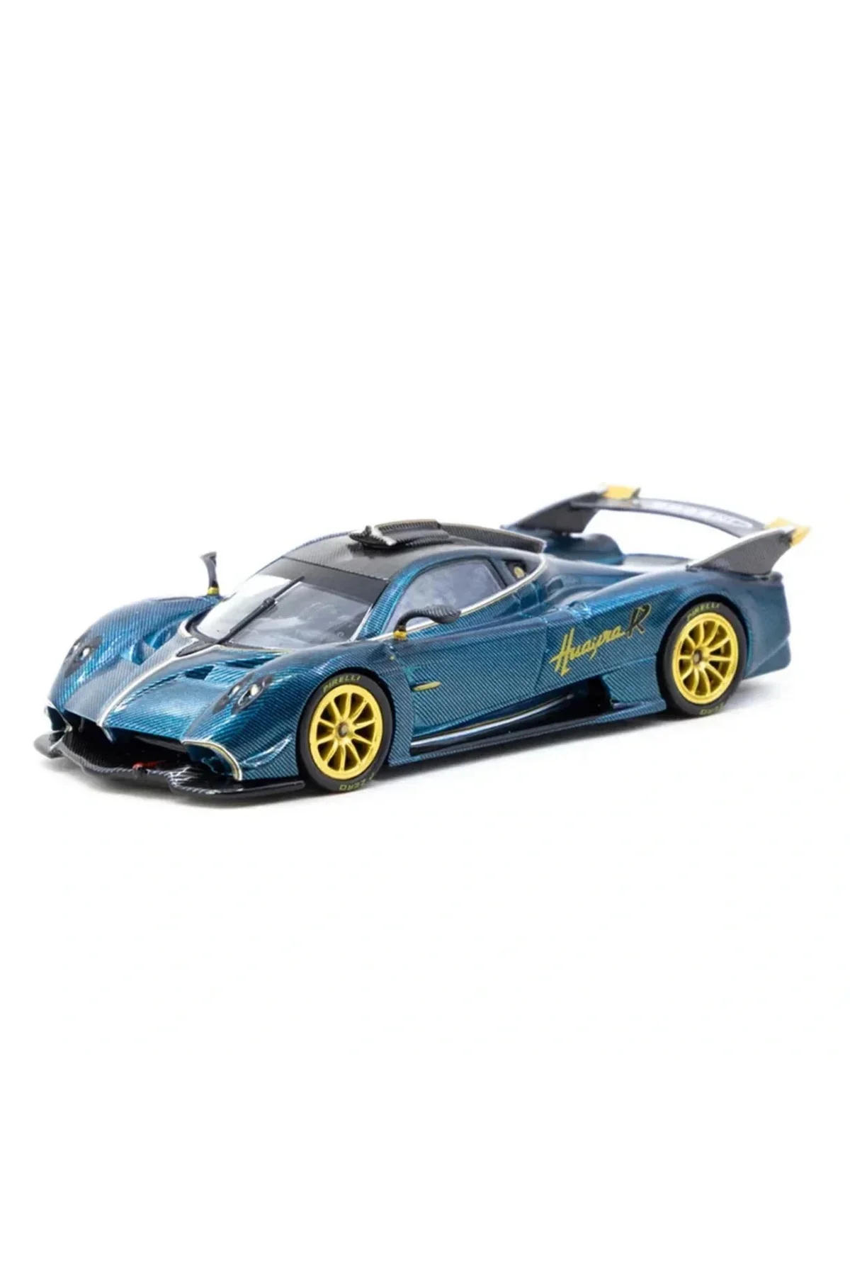 TARMAC WORKS 1/64 PAGANİ HUAYRA R TURqUOİSE CARBON FİBER – USA SP
