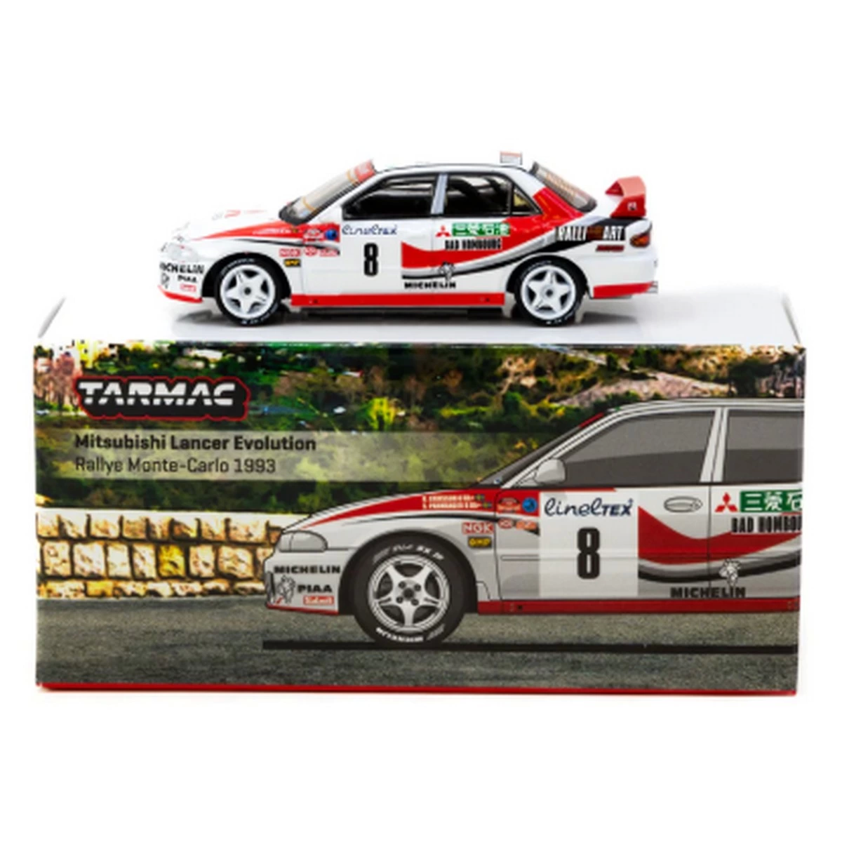 Tarmac Works 1/64 Mitsubishi Lancer Evolution Rallye Monte-Carlo