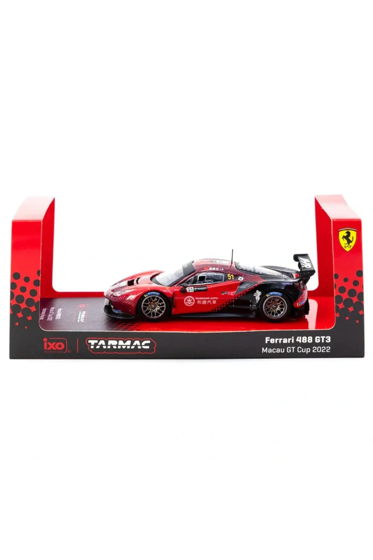 TARMAC WORKS X İXO MODELS 1/64 FERRARİ 488 GT3 MACAU GT CUP 2022 