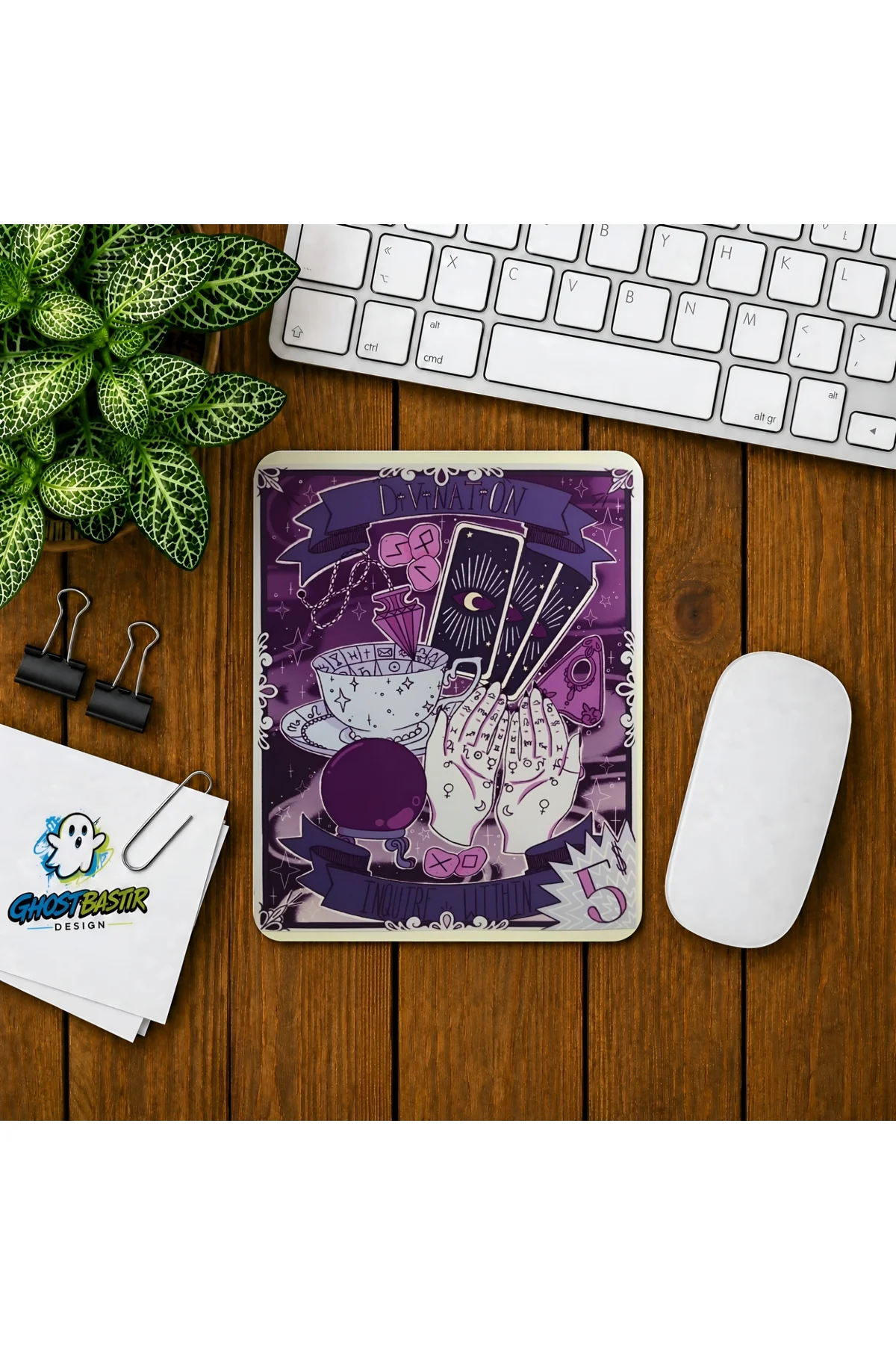 Tarot Kartları Baskılı Oyuncu Mousepad 0303