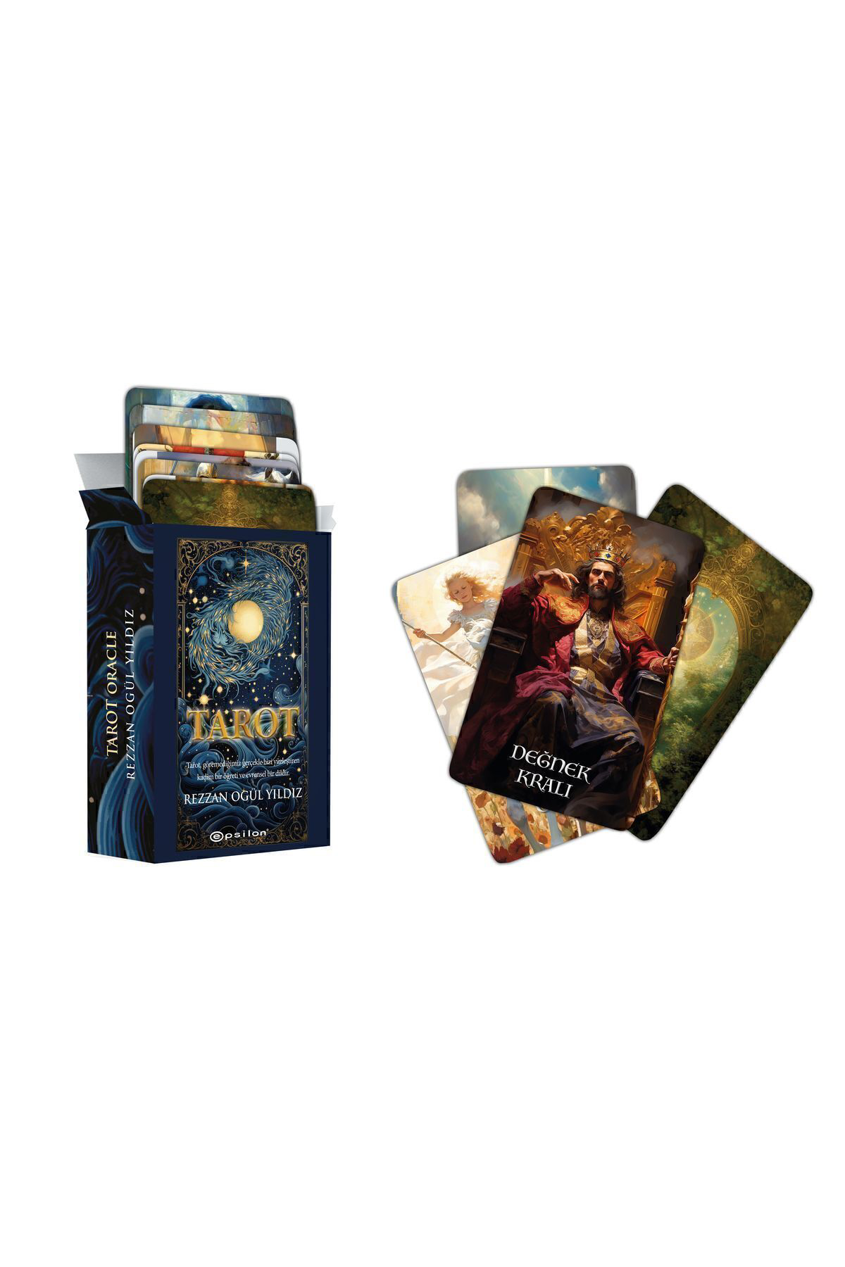 Epsilon Yayınevi Tarot Oracle - Kullanım Kitabı Ve 78 Kart Rezzan Ogül Yıldız