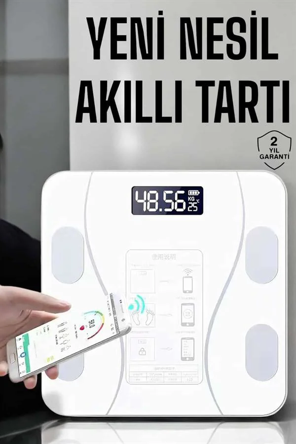 Tartı Baskül Dijital Elektronik Tartı Vücut Analiz Wifi Akıllı Yağ Ölçer Tartı Baskül Dijital Elektronik Tartı Vücut Analiz Wifi Akıllı Yağ Ölçer