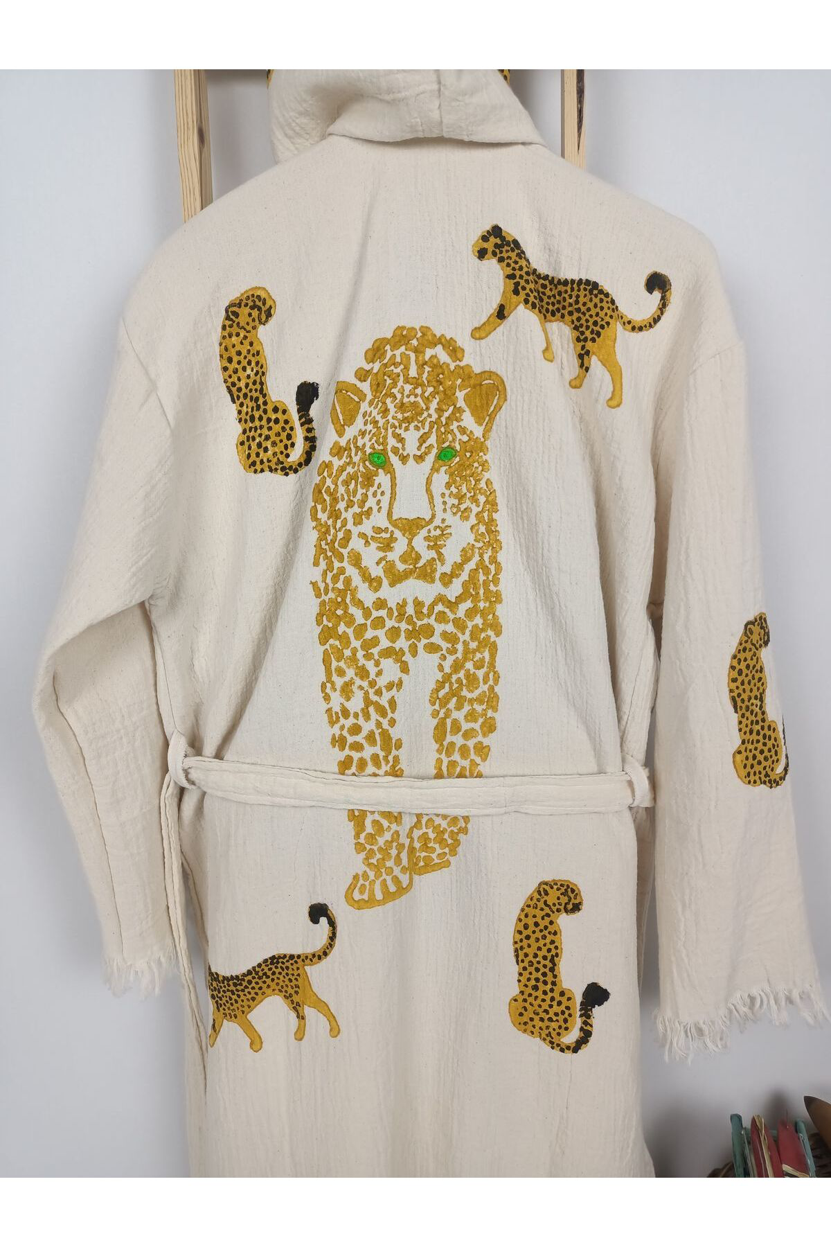 Buldan Concept Taş Baskı Bornoz Tiger