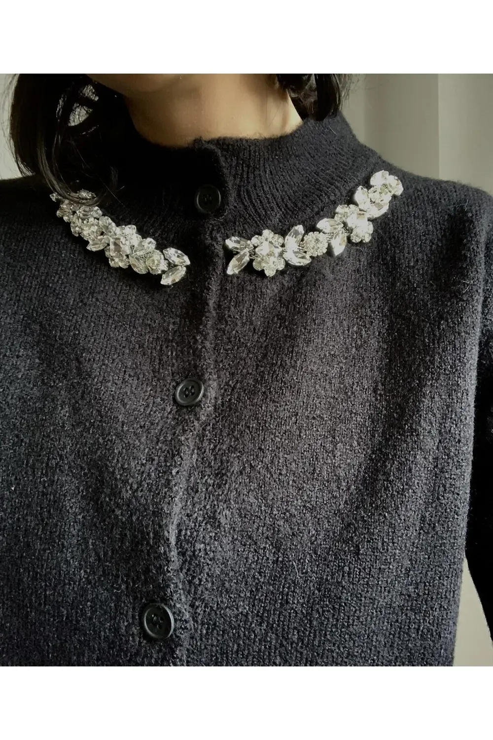 Taş Detaylı Kadın Hırka