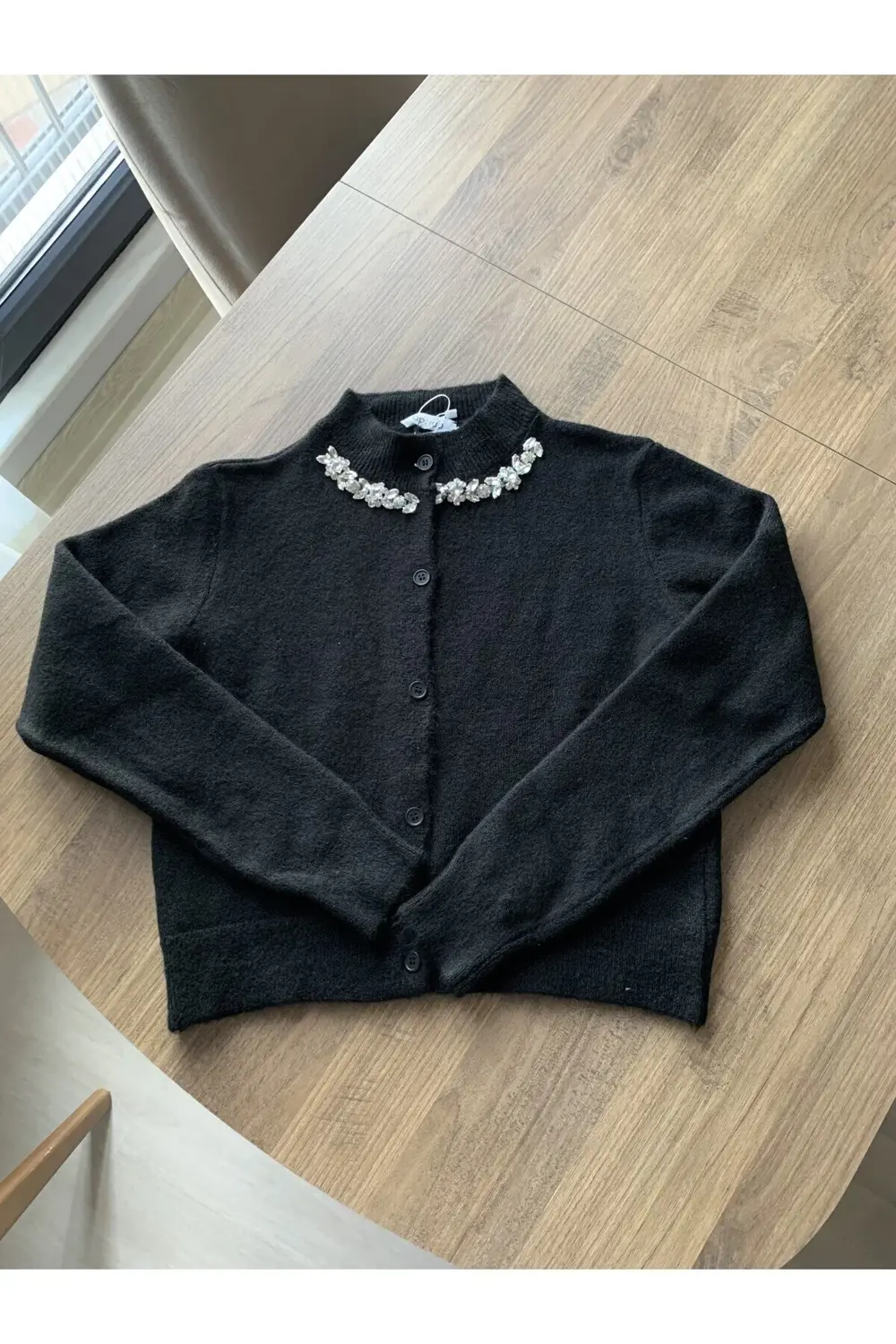 Taş Detaylı Kadın Hırka