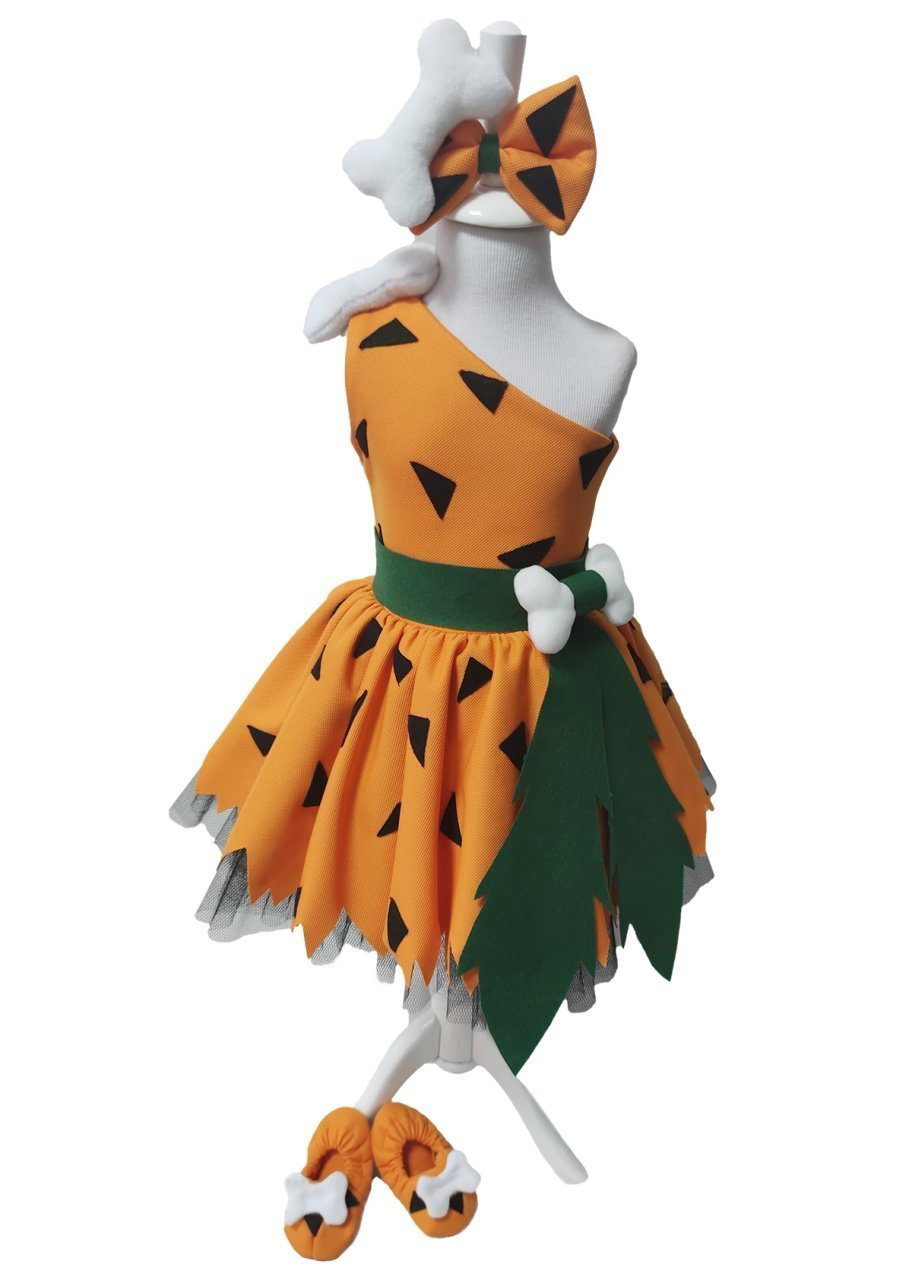 Kostüm Sarayi Taş Devri Çakil Kiz Çocuk Kostümü