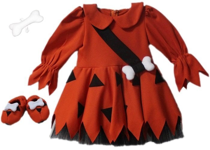 Kostüm Sarayı Taş Devri Çakıl Kostümü Uzun Kol