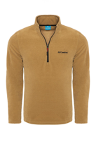 Combine Michail Taş Renk Yarım Fermuarlı Kadın Polar - Taş