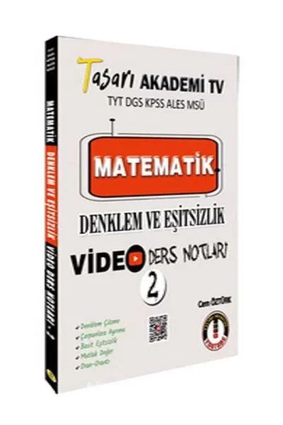 Tasarı TYT DGS KPSS ALES MSÜ Matematik Denklem Eşitsizlik Video D