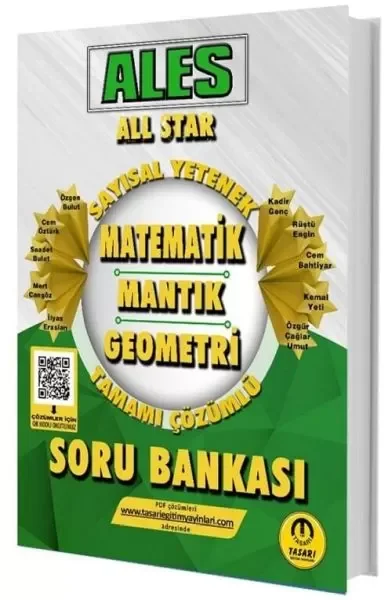 Tasarı Yayınları ALES All Star Sayısal Yetenek Matematik Mantık Geometri Soru Bankası