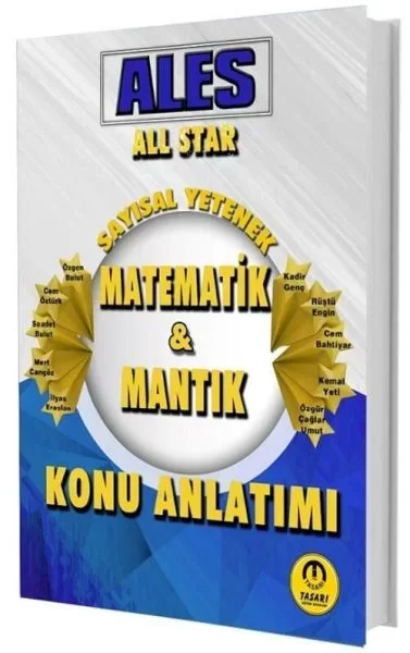 Tasarı Yayınları ALES All Star Sayısal Yetenek Matematik Mantık K