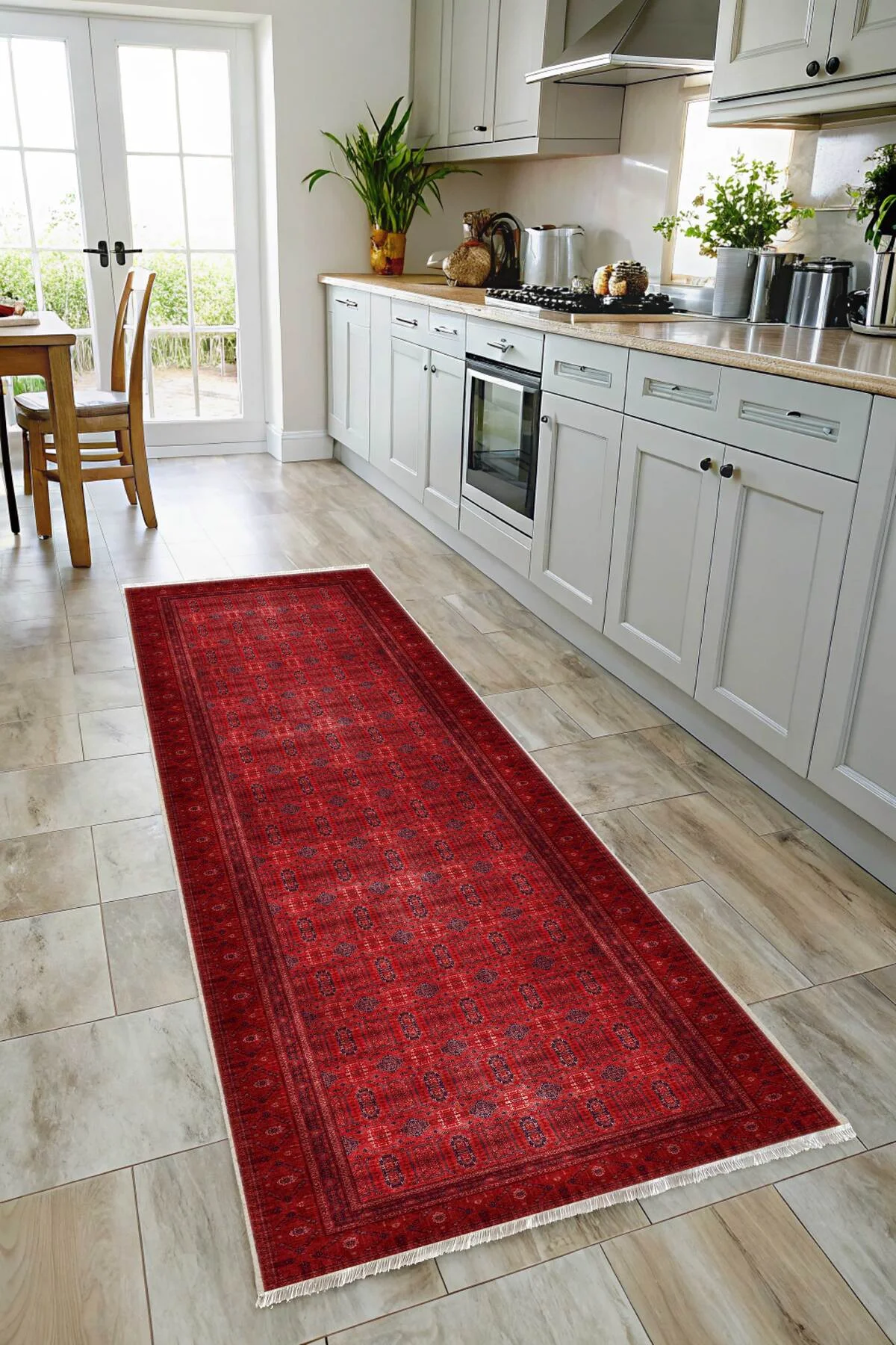 Tasarım Bordo Kırmızı Afgan Türkmen Şönil Halı Kilim Yolluk Kaymaz Yıkanabilir Salon Mutfak Koridor Tasarım Bordo Kırmızı Afgan Türkmen Şönil Halı Kilim Yolluk Kaymaz Yıkanabilir Salon Mutfak Koridor