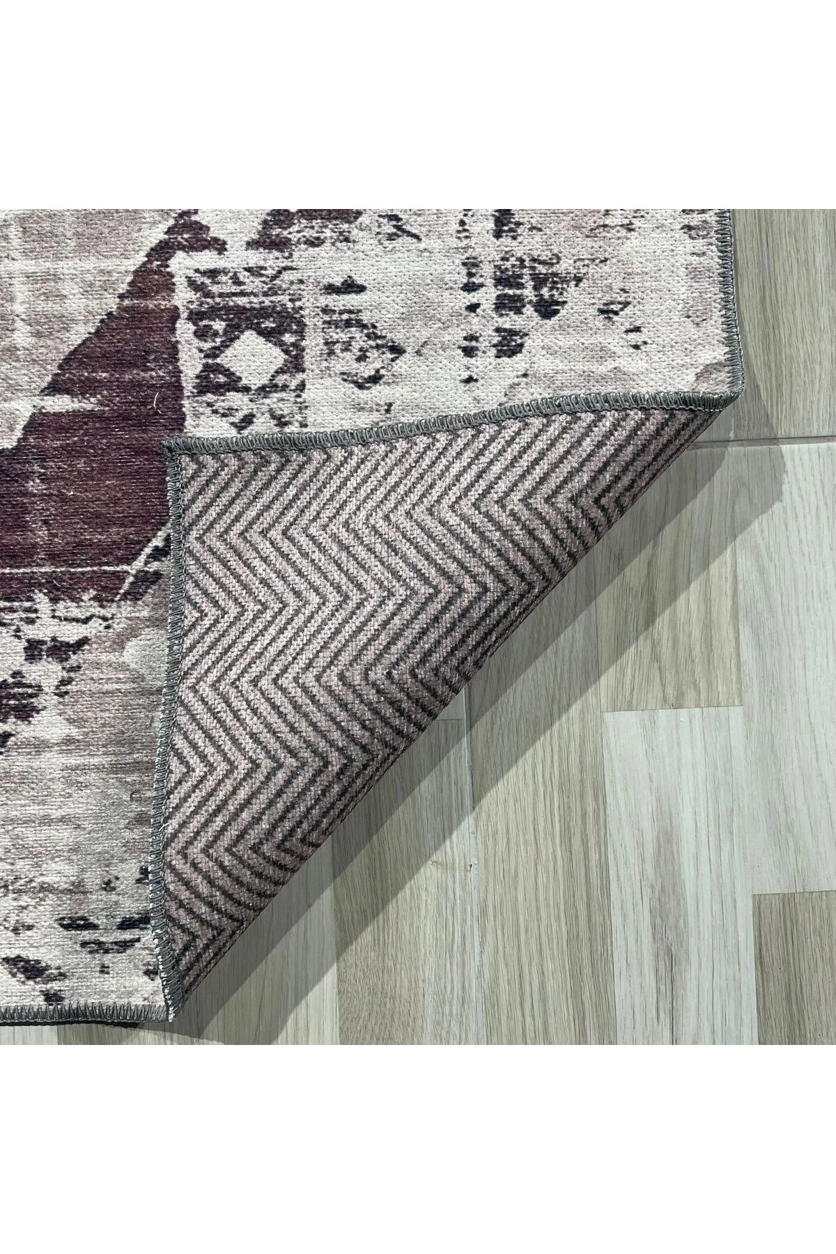 Tasarım Çift Taraflı Yıkanabilir Şönil Halı Kilim Yolluk Toprak Tonlarında Sıcak Ve Nötr Vintage Tasarım Çift Taraflı Yıkanabilir Şönil Halı Kilim Yolluk Toprak Tonlarında Sıcak Ve Nötr Vintage