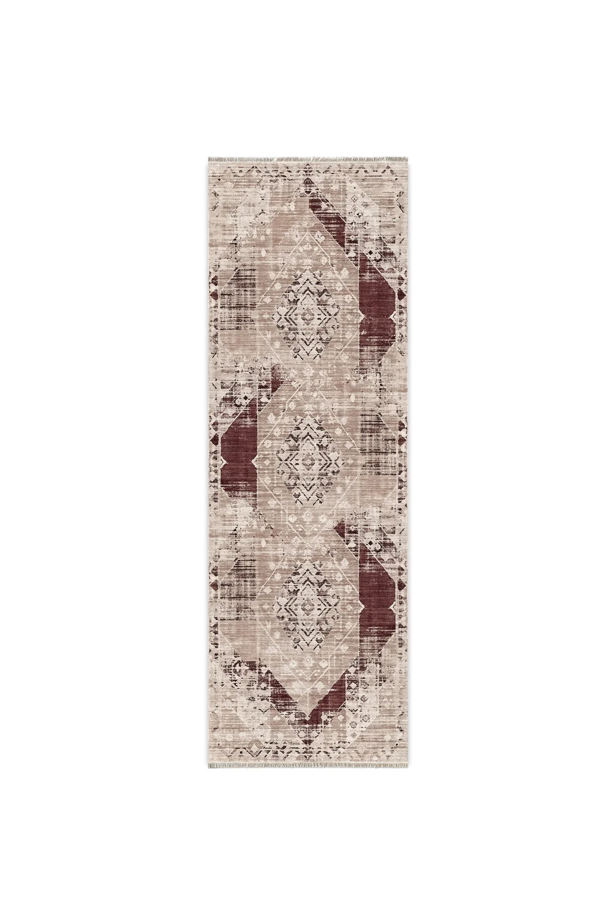 Tasarım Çift Taraflı Yıkanabilir Şönil Halı Kilim Yolluk Toprak Tonlarında Sıcak Ve Nötr Vintage Tasarım Çift Taraflı Yıkanabilir Şönil Halı Kilim Yolluk Toprak Tonlarında Sıcak Ve Nötr Vintage