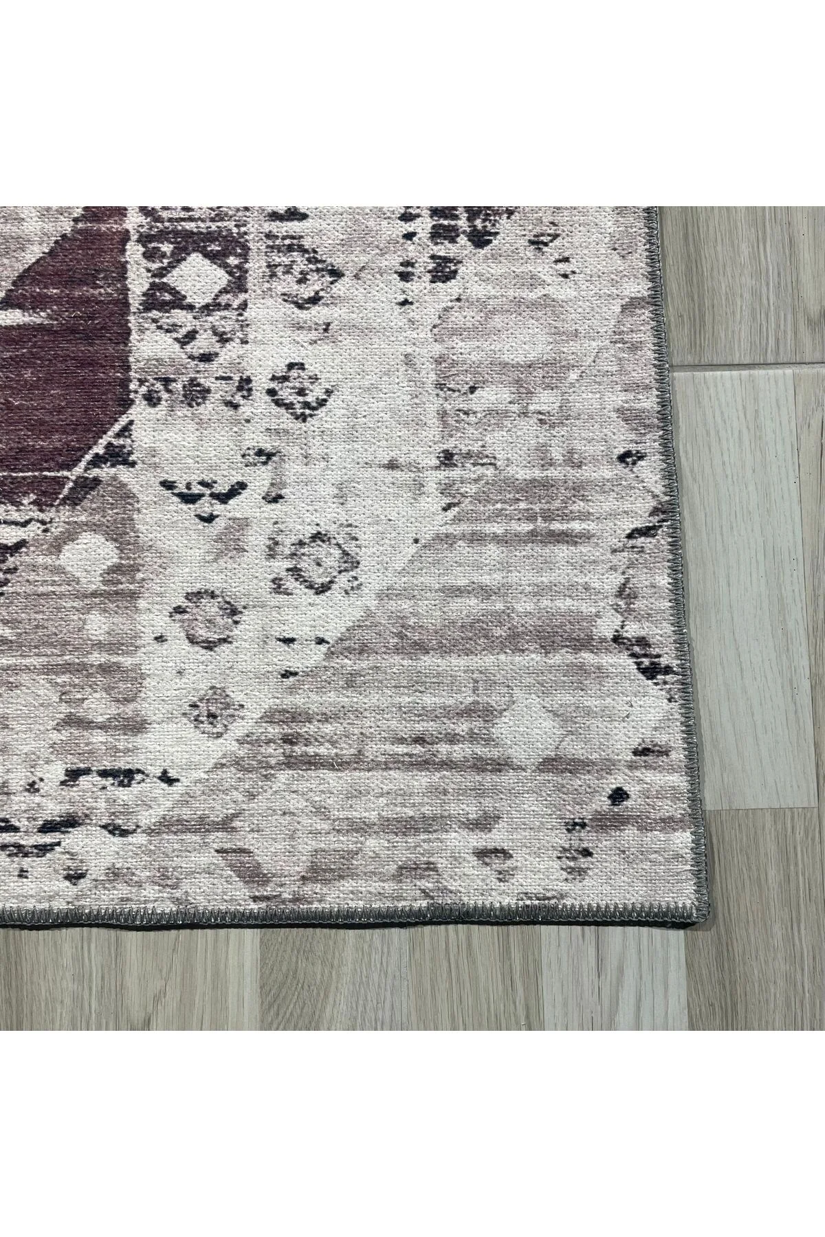 Tasarım Çift Taraflı Yıkanabilir Şönil Halı Kilim Yolluk Toprak Tonlarında Sıcak Ve Nötr Vintage Tasarım Çift Taraflı Yıkanabilir Şönil Halı Kilim Yolluk Toprak Tonlarında Sıcak Ve Nötr Vintage