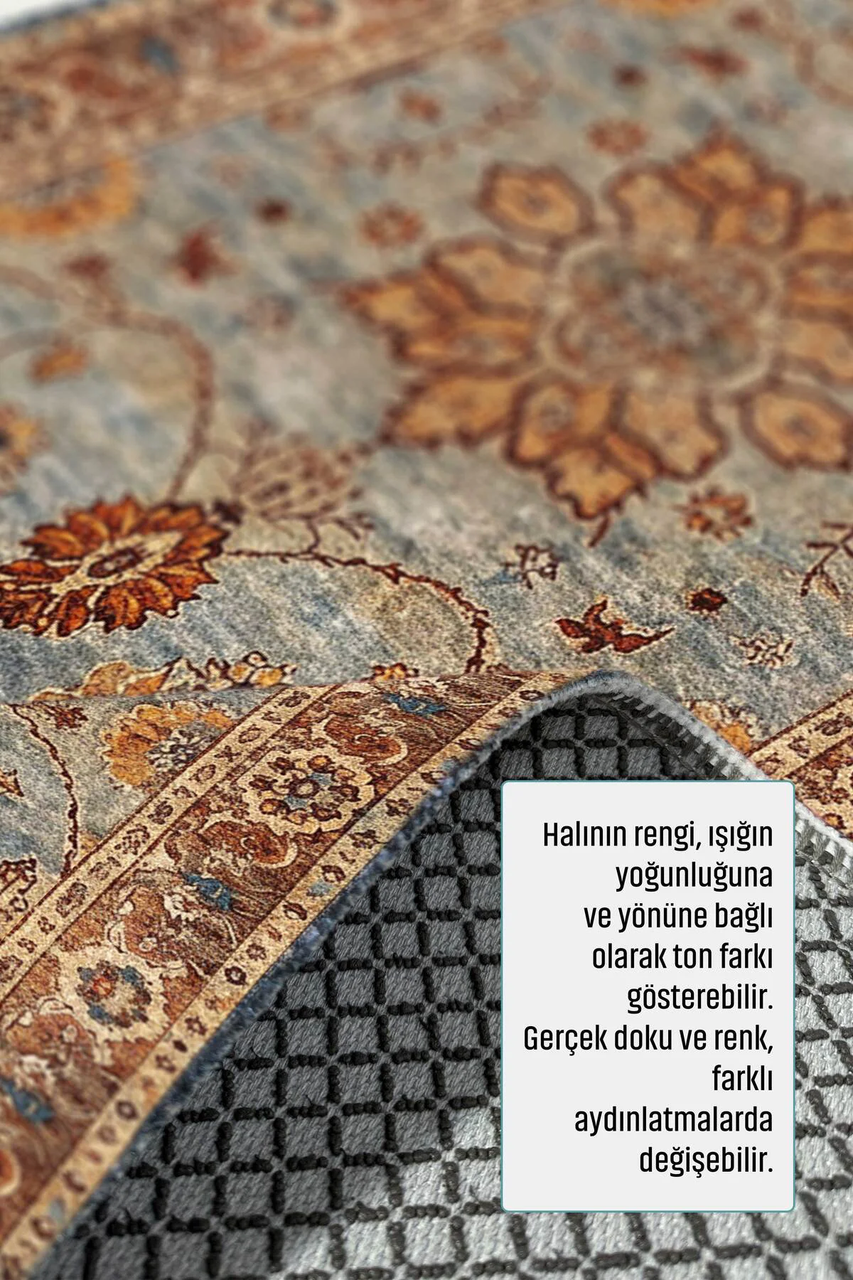 Tasarım Sultani Şİönil Halı Kilim Yolluk Kaymaz Kendinden Saçaklı