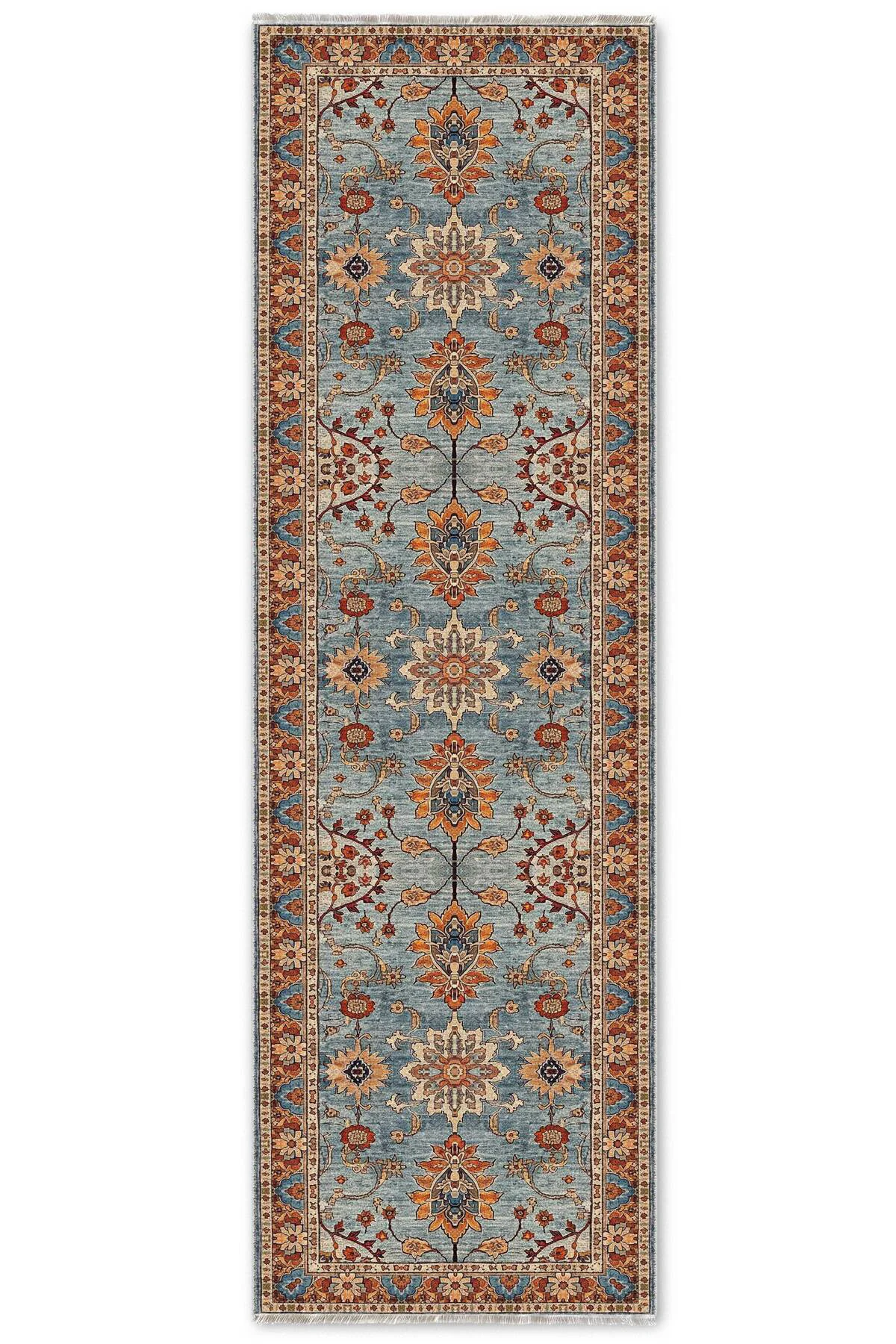 Tasarım Sultani Şönil Halı Kilim Yolluk Kaymaz Yıkanabilir Salon 