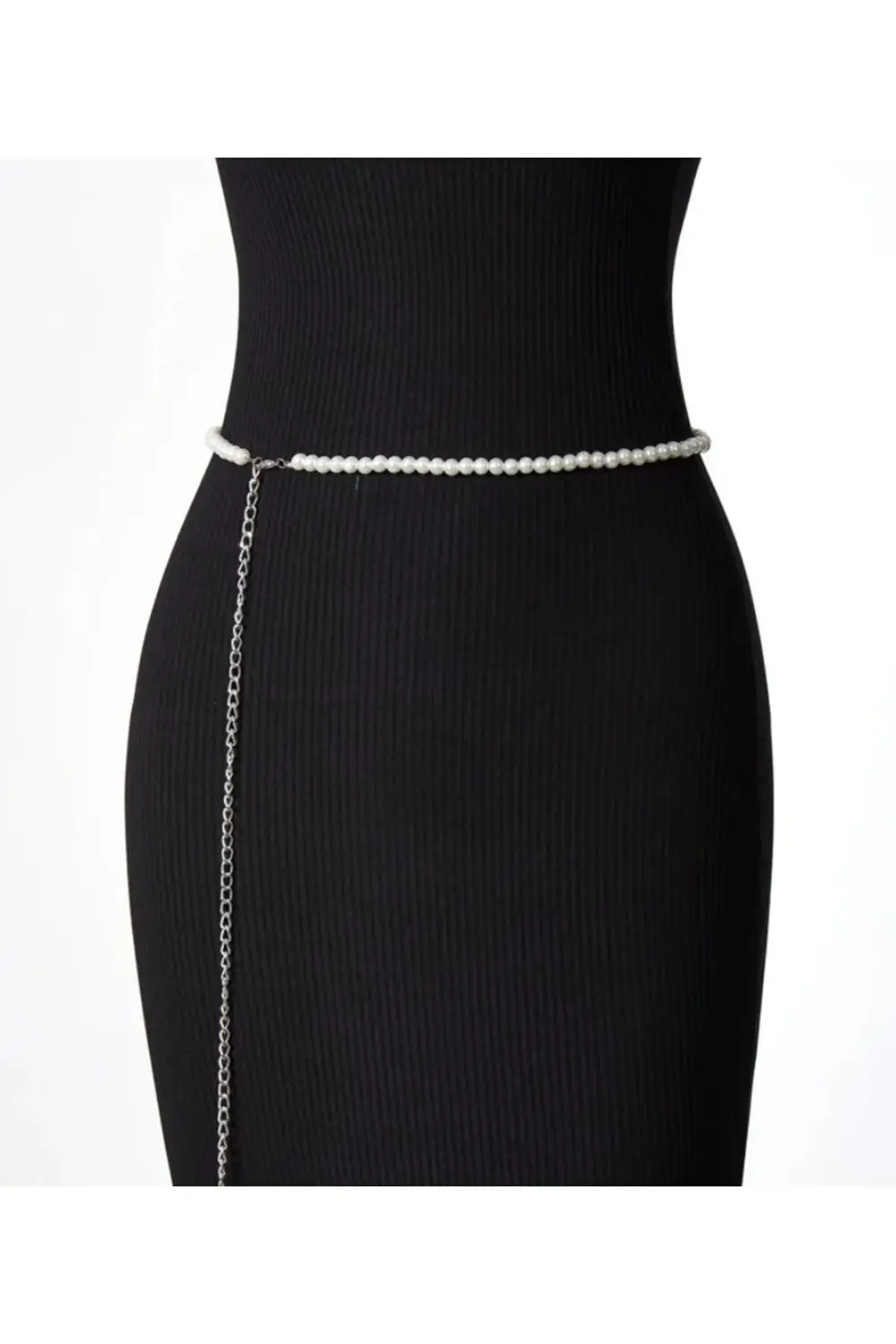 Tasarım tek sıra inci kemer