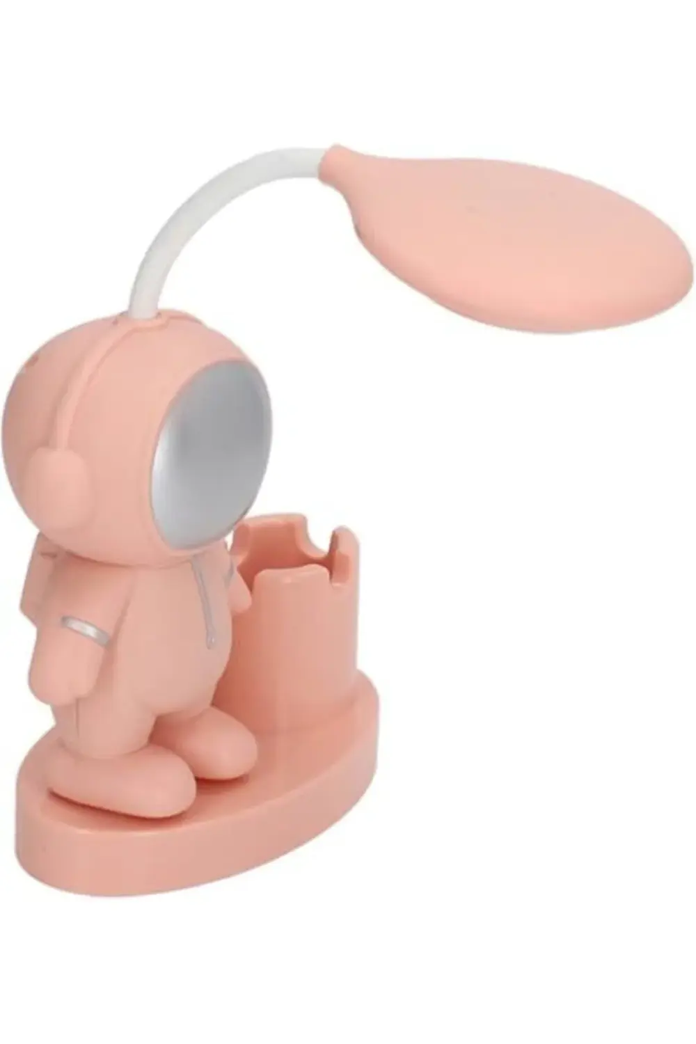 Tasarımlı LED Masa Lambası, Şarj Edilebilir,, Pembe 1185222