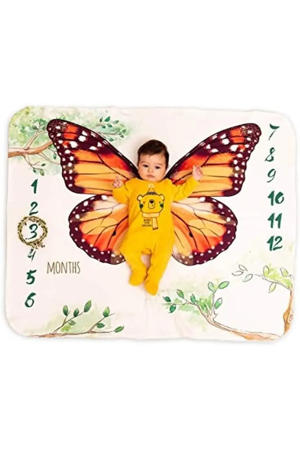 Tasarımlı Yeni Doğum Hediyesi Bebek Fotoğraf Battaniyesi 1178367