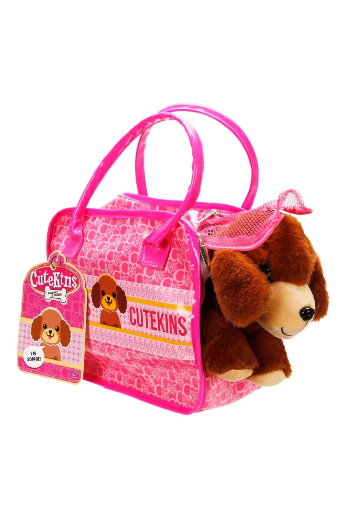Taşıma Çantalı Peluş Köpek