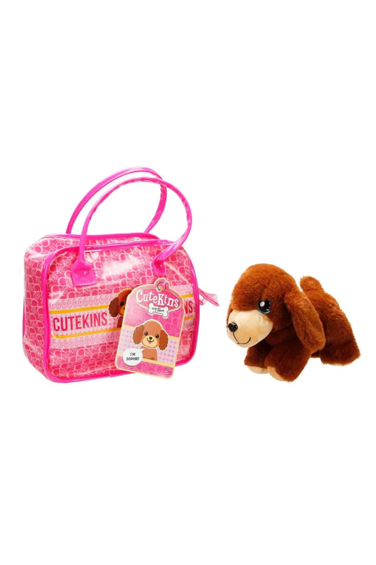 Taşıma Çantalı Peluş Köpek