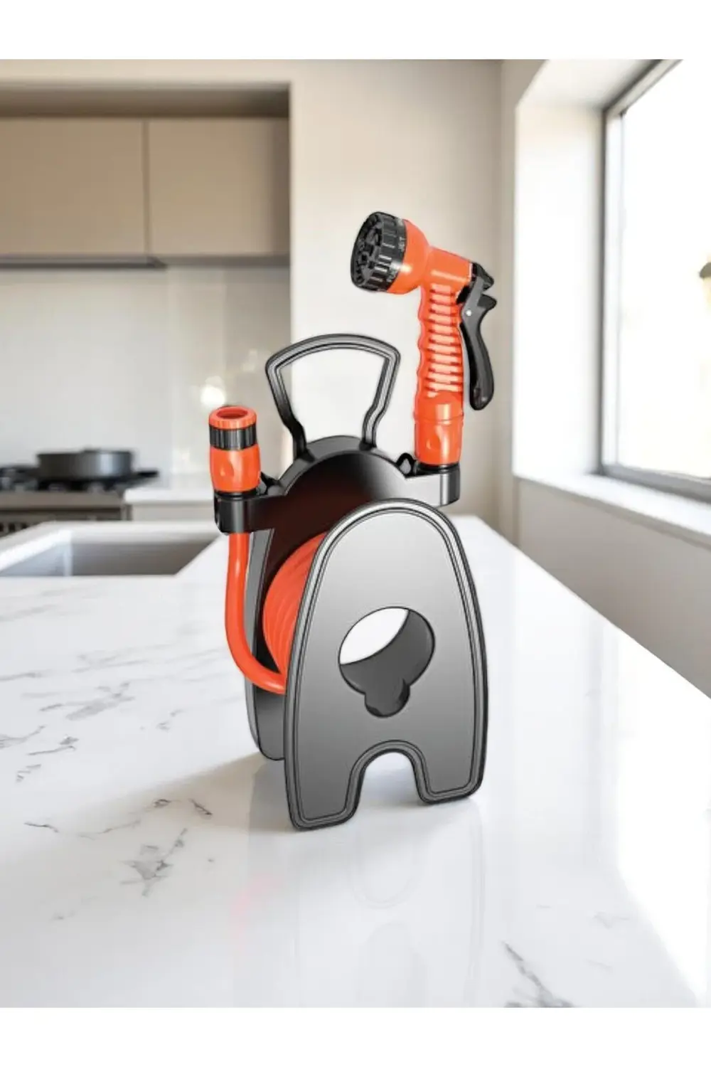 Taşınabilir 10 Metre Hortum Makaralı – Pratik Sulama Artık Eliniz