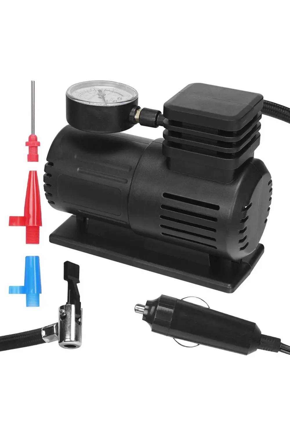 Taşınabilir 12V 120W Araç Hava Kompresörü 150 PSI – Bisiklet Moto